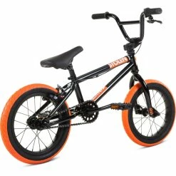 Stolen Agent 14" BMX Bike (2022) -Roue Voyage Soldes Magasin Stolen20Agent201420BMX20Bike20Black20Dark20Neon20Orange2020222003