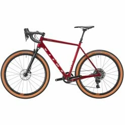 Vitus Substance Carbon HT RIVAL 1X Gravel Bike -Roue Voyage Soldes Magasin prod212623 Black20Cherry NE 04