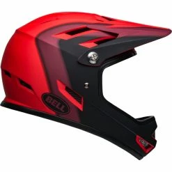 Bell Sanction Helmet -Roue Voyage Soldes Magasin Bell Sanction Helmet Helmets Matte Red Black 2022 BEH7142510 0