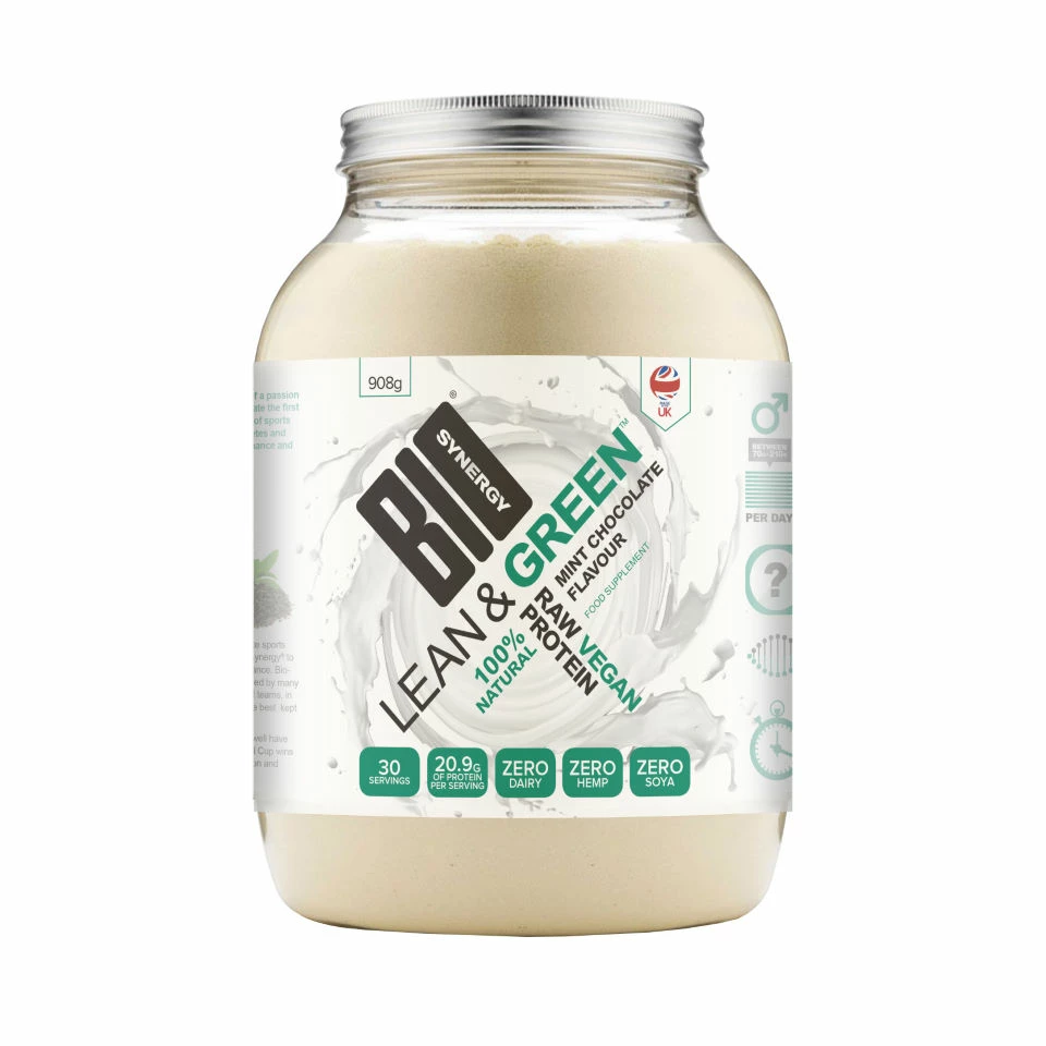Poudre Protéinée Bio-Synergy Lean And Green (végane, 908 G) 2 Poudre Protéinée Bio-Synergy Lean And Green (végane, 908 G) – Image 2