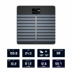 Balance Intelligente Withings Body Cardio -Roue Voyage Soldes Magasin Black203 1