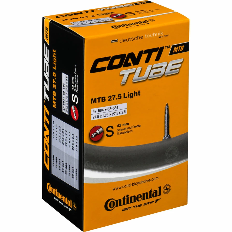 Chambre à Air VTT Continental Light (27,5) 1 Chambre à Air VTT Continental Light (27,5)