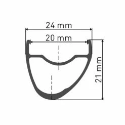 Jante De Route DT Swiss RR 421 (asymétrique, Frein à Disque, 20 Mm) -Roue Voyage Soldes Magasin DT Swiss RR 421 Asymmetric Disc Brake 20mm Road Rim Rims Black NotSet RDRR42CDPW24SA5224 1
