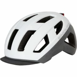 Endura Urban Luminite Helmet -Roue Voyage Soldes Magasin Endura Urban Luminite Helmet Helmets White SS23 E1538WH S M