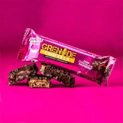 Barres Grenade Carb Killa (12 X 60 G) -Roue Voyage Soldes Magasin Grenade Carb Killa Protein Bar 12 x 60g Bars Dark Choc Raspberry SS23 40590 RASP 0