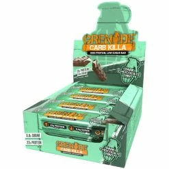 Barres Grenade Carb Killa (12 X 60 G) -Roue Voyage Soldes Magasin Grenade Carb Killa Protein Bar 12 x 60g Bars Dark Chocolate Mint SS23 2000 10 41 00 2