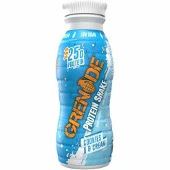Grenade Protein Shakes (8 X 330ml) -Roue Voyage Soldes Magasin Grenade Protein Shakes 8 x 330ml Ready to Drink Cookies Cream SS23 2003 10 92 00