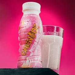 Grenade Protein Shakes (8 X 330ml) -Roue Voyage Soldes Magasin Grenade Protein Shakes 8 x 330ml Ready to Drink Strawberry Cream SS23 2003 10 12 00