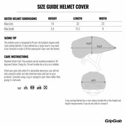 GripGrab Reflective Helmet Cover -Roue Voyage Soldes Magasin GripGrab Reflective Helmet Cover Helmet Covers Grey AW21 504303001 9