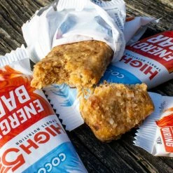 Barres énergétiques High5 (25 X 55 G) -Roue Voyage Soldes Magasin HIGH5 Energy Bar 25 x 55g Bars Coconut 103998137555GBR 1