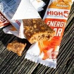 Barres énergétiques High5 (25 X 55 G) -Roue Voyage Soldes Magasin HIGH5 Energy Bar 25 x 55g Bars Peanut 103998137568GBR 0