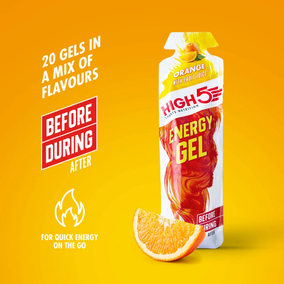 Boîte D'assortiments High5 Energy Gel 20 Sachets De 38 G 3 Boîte D'assortiments High5 Energy Gel 20 Sachets De 38 G – Image 3