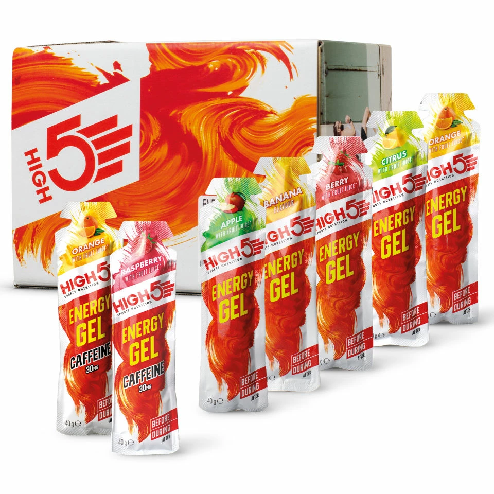 Boîte D'assortiments High5 Energy Gel 20 Sachets De 38 G 1 Boîte D'assortiments High5 Energy Gel 20 Sachets De 38 G