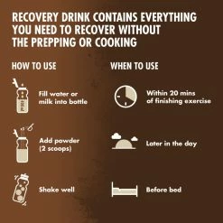 HIGH5 Plant Based Recovery Drink (450g) 9 HIGH5 Plant Based Recovery Drink (450g) -Roue Voyage Soldes Magasin HIGH5 Plant Based Recovery Drink 450g Powdered Drinks Chocolate SS23 100983045005GBR 2