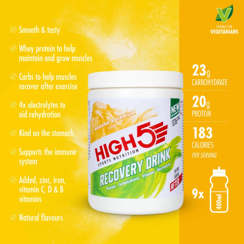 HIGH5 Recovery Drink Powder (450g) 14 HIGH5 Recovery Drink Powder (450g) – Image 14