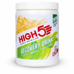 HIGH5 Recovery Drink Powder (450g) 30 HIGH5 Recovery Drink Powder (450g) -Roue Voyage Soldes Magasin HIGH5 Recovery Drink Powder 450g Powdered Drinks Banana Vanilla SS23 100984045066GBR