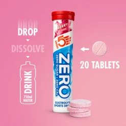 Pastilles Hydratantes HIGH5 ZERO (3 X 20) -Roue Voyage Soldes Magasin HIGH5 ZERO Triple Pack Hydration Tablets 3 x 20 Tabs Citrus Berry Tropica 106998018099EU2 4