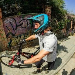 IXS XULT DH FF Helmet -Roue Voyage Soldes Magasin IXS XULT DH FF Helmet Helmets Lagoon Black 2022 470 510 1510 048 SM 3