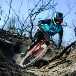 IXS XULT DH FF Helmet -Roue Voyage Soldes Magasin IXS XULT DH FF Helmet Helmets Lagoon Black 2022 470 510 1510 048 SM 5