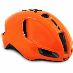 Casque De Route Kask Utopia (WG11) -Roue Voyage Soldes Magasin Kask Utopia Road Cycling Helmet WG11 Helmets Orange Fluo Black 2021 CHE00056 277 56 WG11 1