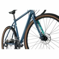 Kona Rove AL 650 Gravel Bike (2022) -Roue Voyage Soldes Magasin Kona Rove AL 650 Gravel Bike 2022 Adventure Bikes Satin Gose Blue 2022 B22RVA6552 1