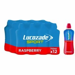 Lucozade Sport Drink (12 X 750ml) -Roue Voyage Soldes Magasin Lucozade Sport Drink 12 x 750ml Ready to Drink Raspberry SS23 F40271 0
