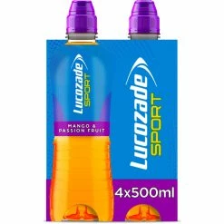 Lucozade Sport Drink (4 X 500ml) 15 Lucozade Sport Drink (4 X 500ml) -Roue Voyage Soldes Magasin Lucozade Sport Drink 4 x 500ml Ready to Drink Mango Passionfruit SS23 F40332