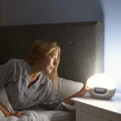 Réveil Lumineux Lumie Bodyclock Shine 300 -Roue Voyage Soldes Magasin Lumie BodyclockShine300Wake UpLightAlarm206