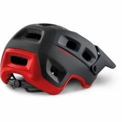 Casque VTT MET Terranova -Roue Voyage Soldes Magasin MET Terranova MTB Helmet Helmets Black Red 2021 3HM121CE00SNR1 0