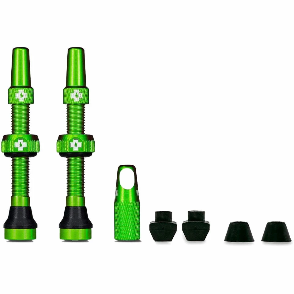 Valves Muc-Off Presta Tubeless (paire) 1 Valves Muc-Off Presta Tubeless (paire)