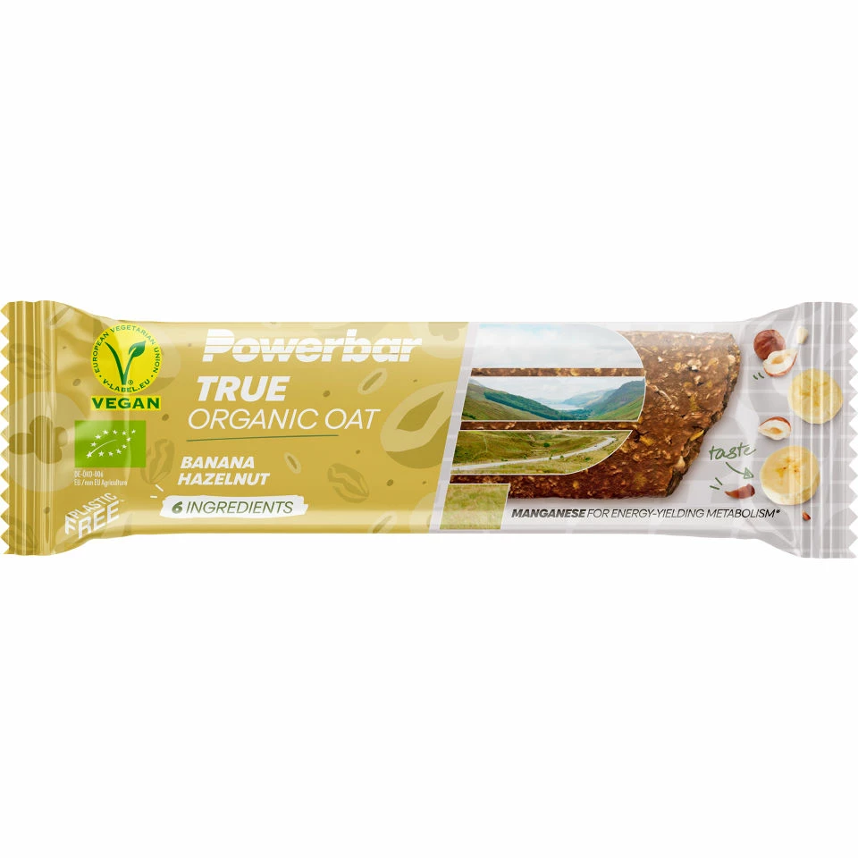 Barres PowerBar True Organic (avoine, 16 X 40 G) 2 Barres PowerBar True Organic (avoine, 16 X 40 G) – Image 2