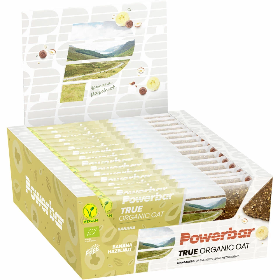 Barres PowerBar True Organic (avoine, 16 X 40 G) 1 Barres PowerBar True Organic (avoine, 16 X 40 G)