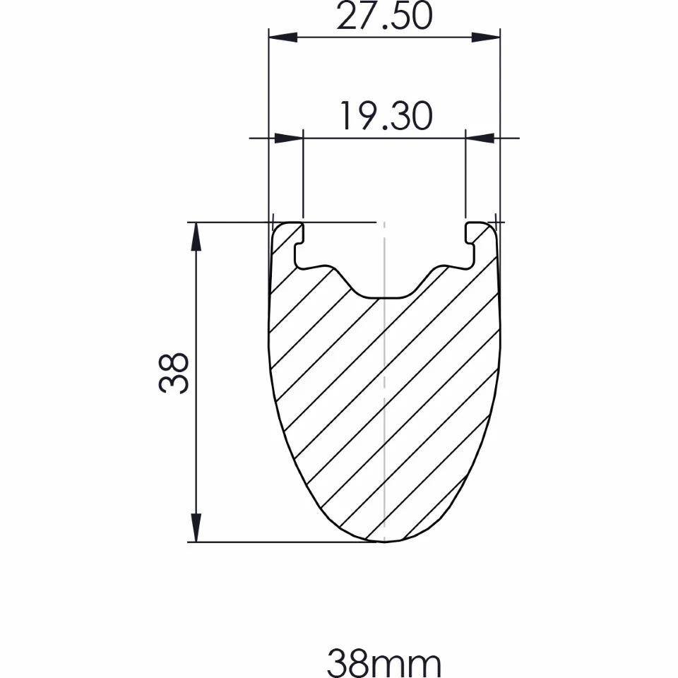 Jante De Route Prime BlackEdition 38 (carbone) 3 Jante De Route Prime BlackEdition 38 (carbone) – Image 3