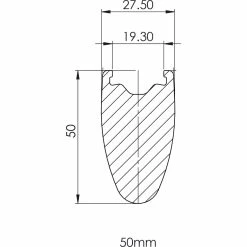 Jante De Route Prime BlackEdition 50 (carbone) -Roue Voyage Soldes Magasin Prime BlackEdition 50 Carbon Road Rim Rims PCC50BERRFB 5