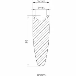 Roue Avant Prime BlackEdition 85 (carbone) -Roue Voyage Soldes Magasin Prime BlackEdition 85 Carbon Front Wheel Front Wheels Black NotSet PBE85PBCCBF 5
