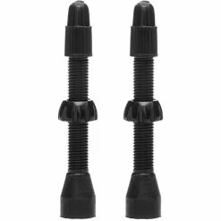 Valves Prime Presta Tubeless (paire) -Roue Voyage Soldes Magasin Prime Presta Tubeless Valves Pair Tyre Spares Black PPTVP45B 1