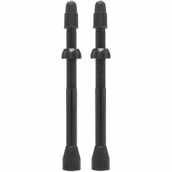 Valves Prime Presta Tubeless (paire) -Roue Voyage Soldes Magasin Prime Presta Tubeless Valves Pair Tyre Spares Black PPTVP75B 1