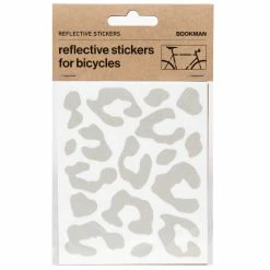 Autocollants Bookman Leopard (réfléchissants) 9 Autocollants Bookman Leopard (réfléchissants) -Roue Voyage Soldes Magasin ReflectiveLeopardPrintStickersWhite pack 1800x1800