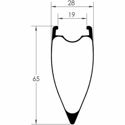 Paire De Roues De Route Reynolds Aero 65 Black Label (carbone) -Roue Voyage Soldes Magasin Reynolds Aero 65 Black Label Carbon Rim Brake Road Wheelset 06