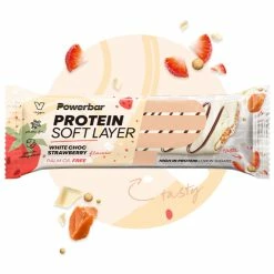 PowerBar Protein Soft Layer (12x40g) 11 PowerBar Protein Soft Layer (12x40g) -Roue Voyage Soldes Magasin Strawberry203