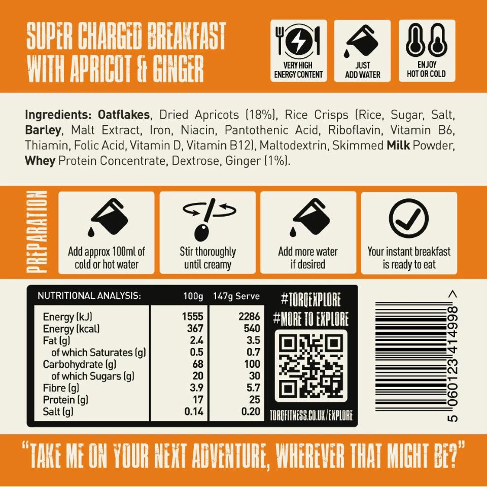 Torq Explore Breakfast (146g) Banana 101-200g 4 Torq Explore Breakfast (146g) Banana 101-200g – Image 4