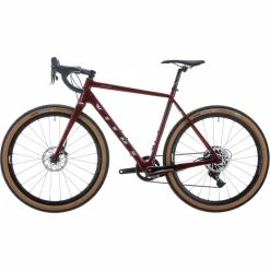 Vélo Vitus Substance CRX-1 (gravel, Rival, 2022) -Roue Voyage Soldes Magasin Vitus Substance CRX 1 Adventure Bike Rival 2022 Dark Cherry 03