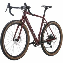Vélo Vitus Substance CRX-1 (gravel, Rival, 2022) -Roue Voyage Soldes Magasin Vitus Substance CRX 1 Adventure Bike Rival 2022 Dark Cherry 04