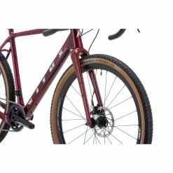 Vélo Vitus Substance CRX-1 (gravel, Rival, 2022) -Roue Voyage Soldes Magasin Vitus Substance CRX 1 Adventure Bike Rival 2022 Dark Cherry 09