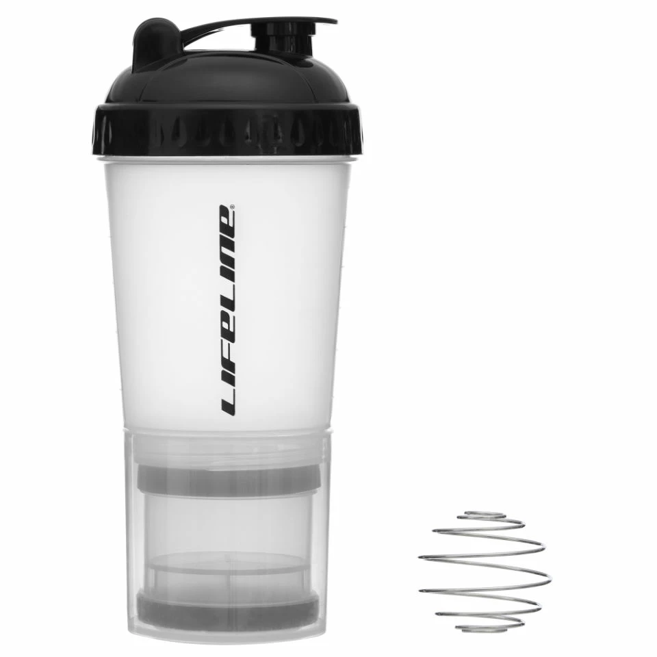 Bouteille Shaker LifeLine (avec Compartiment De Rangement) 2 Bouteille Shaker LifeLine (avec Compartiment De Rangement) – Image 2